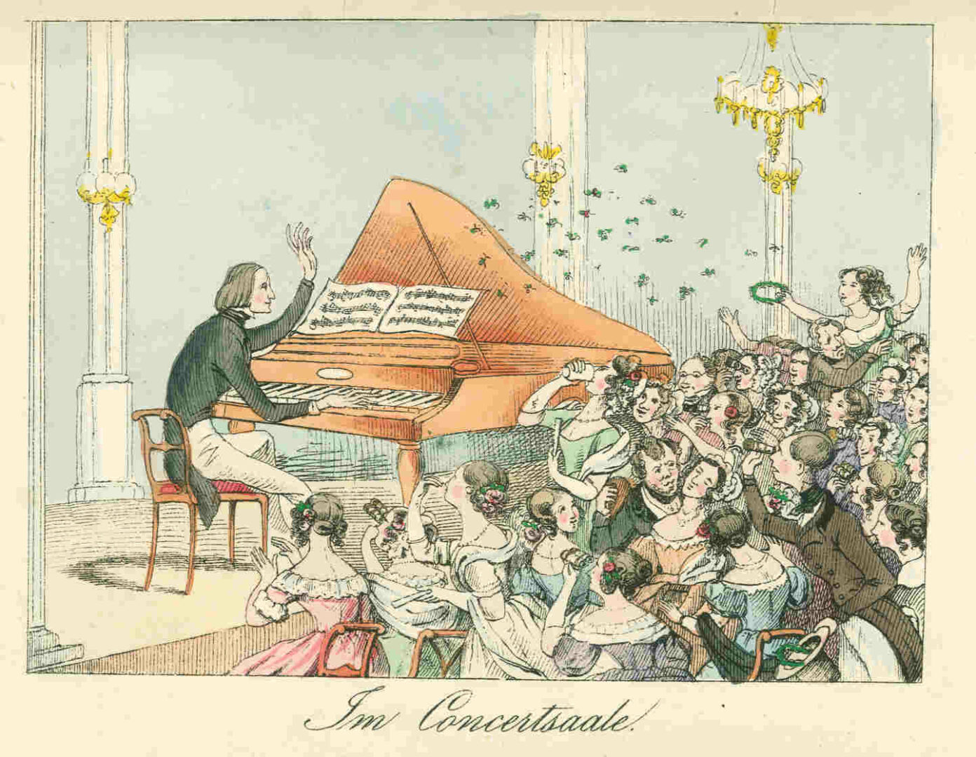 Der berühmte Komponist Franz Liszt besuchte 1851 Aschaffenburg ...